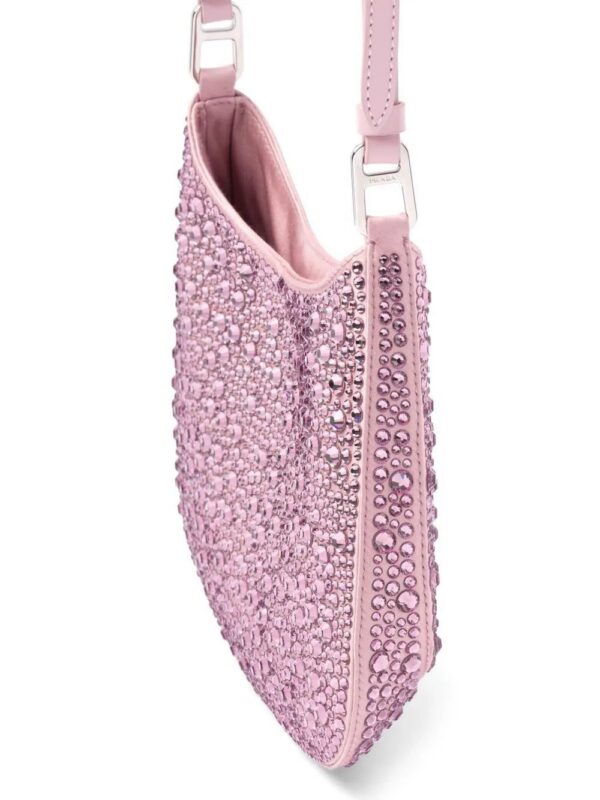 Prada  Cleo crystal-embellished shoulder bag