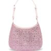 Prada  Cleo crystal-embellished shoulder bag