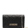 19468966_43516739_1000.jpg Love Moschino quilted logo-plaque satchel bag
