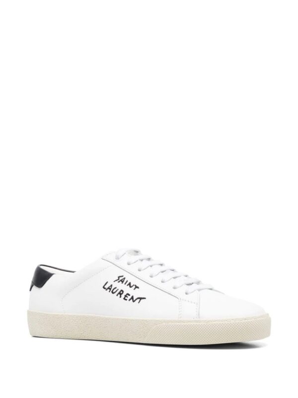 19518003_43838505_1000.jpg Saint Laurent embroidered-logo sneakers