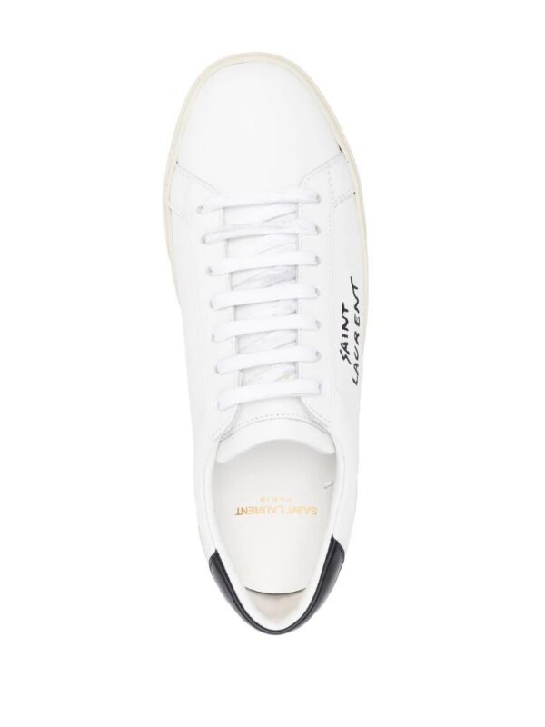 19518003_43839307_1000.jpg Saint Laurent embroidered-logo sneakers