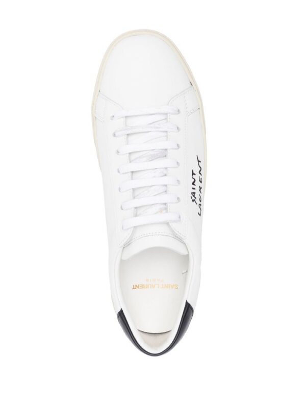 Saint Laurent embroidered-logo sneakers