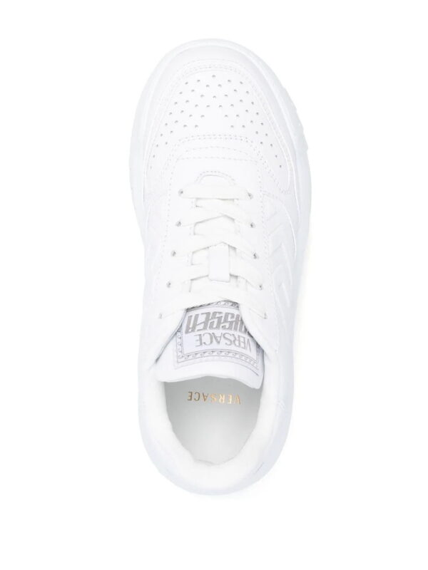 19582499_43681316_1000.jpg Versace Greca-embossed low-top sneakers