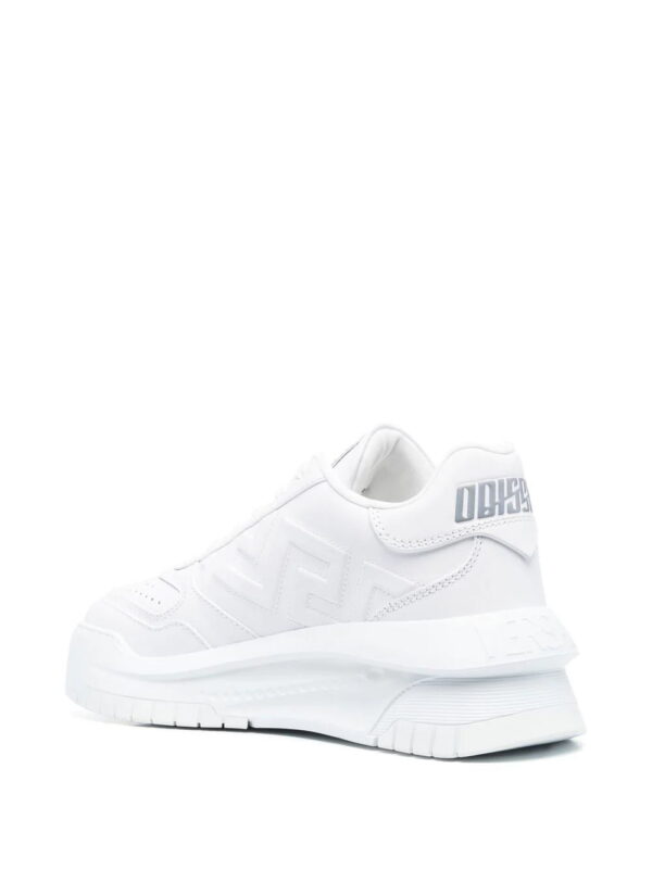 19582499_43681318_1000.jpg Versace Greca-embossed low-top sneakers