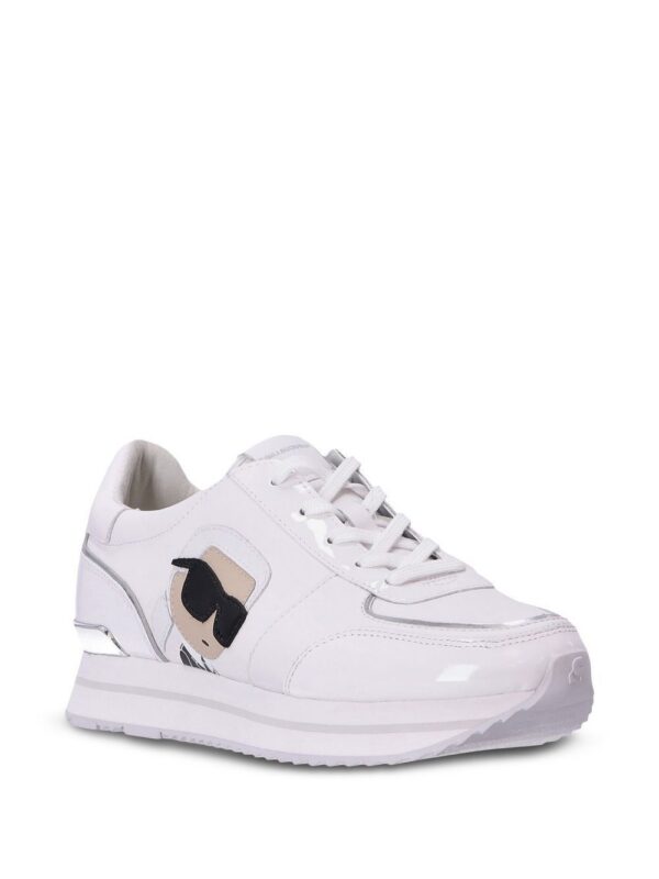 19583663_43642722_1000.jpg Karl Lagerfeld Karl patch-detail low-top sneakers