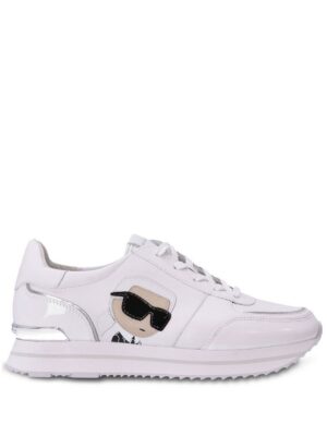 19583663_43645328_1000_b1de61bd-140c-4dcc-a832-3edd39afa498.jpg Karl Lagerfeld Karl patch-detail low-top sneakers
