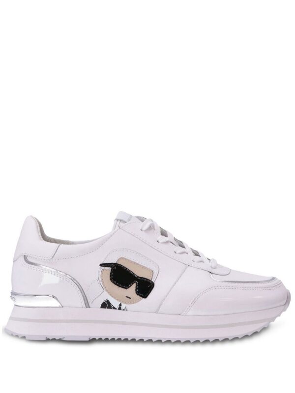 19583663_43645328_1000_b1de61bd-140c-4dcc-a832-3edd39afa498.jpg Karl Lagerfeld Karl patch-detail low-top sneakers
