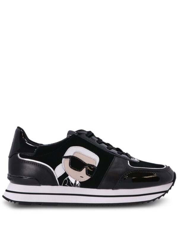 19598321_43682080_1000_738fc10a-6e70-4dd5-8e88-a0430cbdffab.jpg Karl Lagerfeld Karl patch-detail low-top sneakers