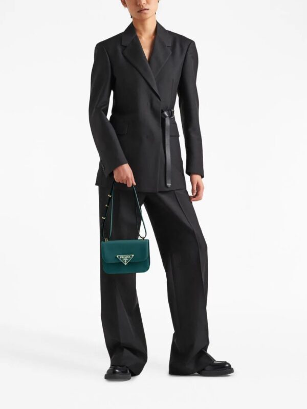 Prada  Emblème Saffiano leather shoulder bag