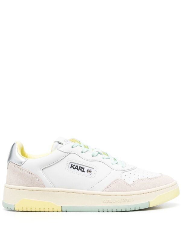 19663778_43973254_1000_8e0ea318-c80e-4fb6-886b-92b07d53b27b.jpg Karl Lagerfeld embroidered-logo leather sneakers