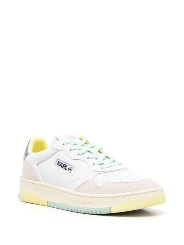 19663778_43973257_1000_f29c74f0-5977-4c6f-97ed-d43a8ebca70f.jpg Karl Lagerfeld embroidered-logo leather sneakers