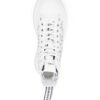 Karl Lagerfeld monogram-pattern leather sneakers