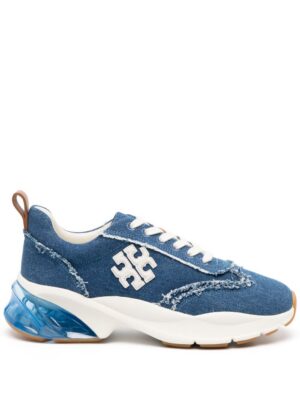 19681708_50613378_1000_85247a83-f405-4786-b5cd-2efaa5b56624.jpg Tory Burch Good Luck distressed-finish denim sneakers