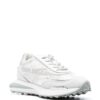 Karl Lagerfeld logo-print leather sneakers