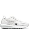 Karl Lagerfeld logo-print leather sneakers