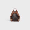 197662CAS-04LU_3_SP22.jpg CELINE MINI BACKPACK FOLCO IN Triomphe Canvas and calfskin