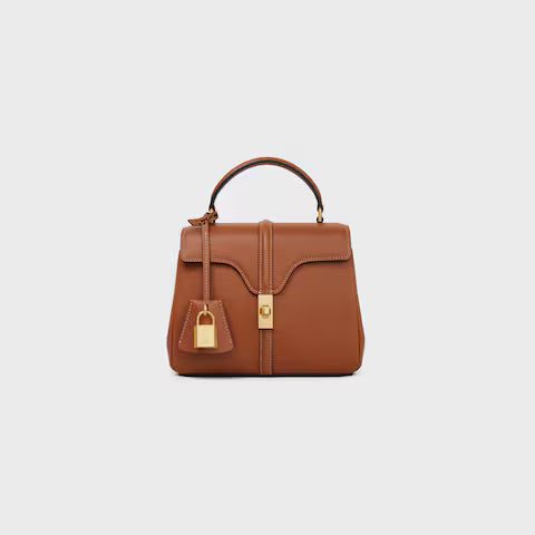 CELINE MINI 16 in natural calfskin
