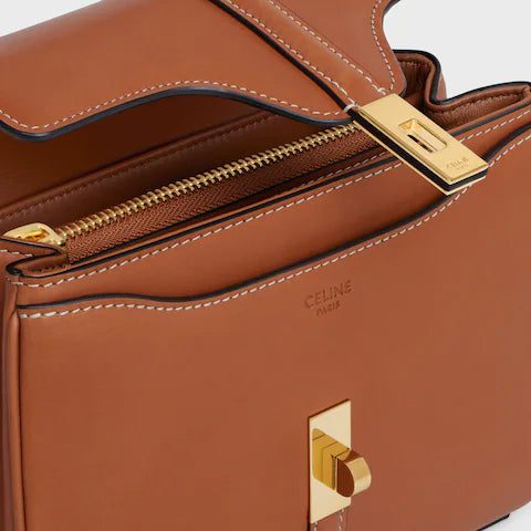 CELINE MINI 16 in natural calfskin