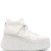 Chloé Nama platform-wedge sneakers