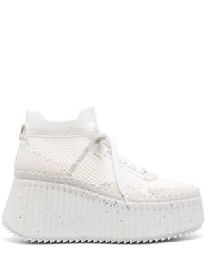 19809735_50432072_1000_028b5a6b-7212-49f3-a23b-983d978a1967.jpg Chloé Nama platform-wedge sneakers
