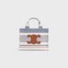 199162FYN-14ML_1_FW24_P1_W.jpg CELINE small cabas thais in STRIPED TEXTILE AND CALFSKIN