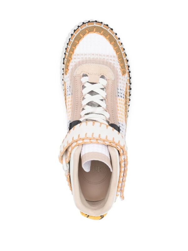 Chloé  Nama platform-wedge sneakers