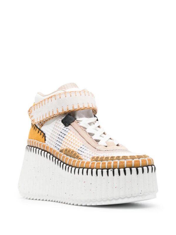 Chloé  Nama platform-wedge sneakers