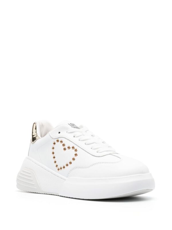 20016379_45046010_1000_d72f9947-3f50-4b7c-ad10-b377dad73242.jpg Love Moschino heart eyelets leather sneakers