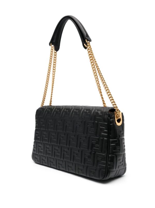 20035001_45083882_1000.jpg FENDI logo-embossed leather shoulder bag