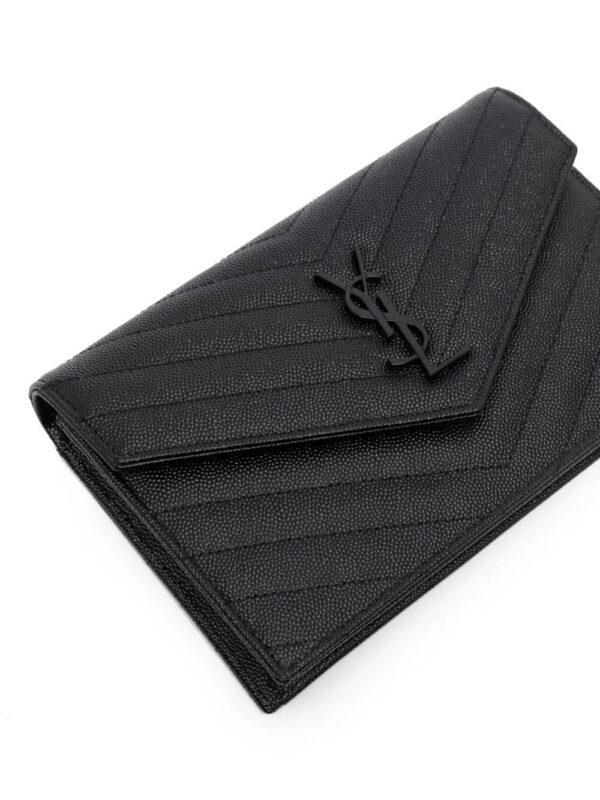 20038753_45105773_1000.jpg Saint Laurent Cassandre leather wallet-on-chain