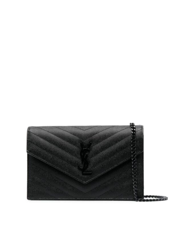 20038753_45105783_1000.jpg Saint Laurent Cassandre leather wallet-on-chain