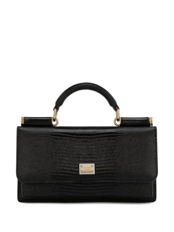 20043878_50632131_1000.jpg Dolce & Gabbana mini Sicily iguana-print leather bag