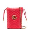 Gucci  GG Marmont leather bucket bag