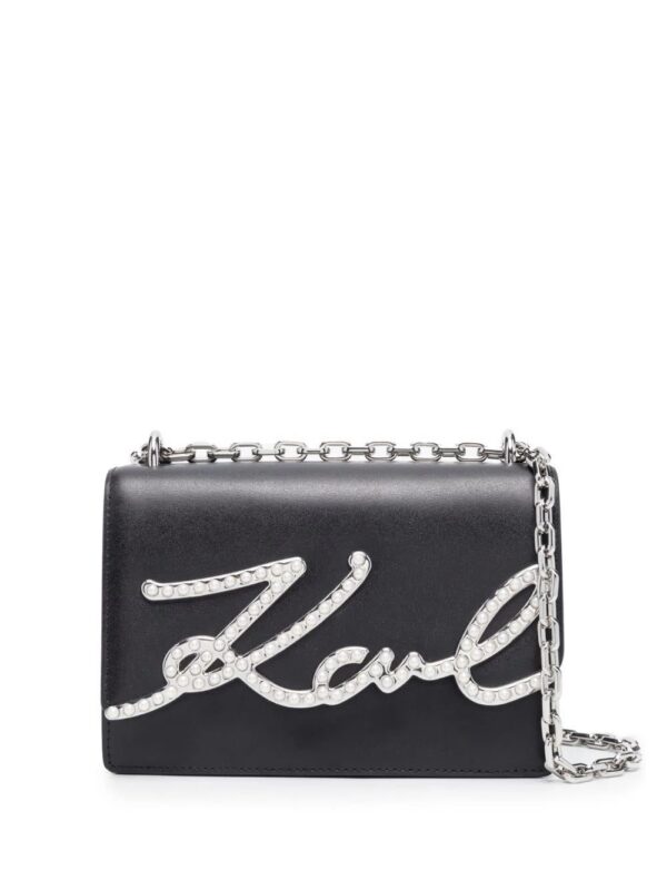 20082478_50407564_1000.jpg Karl Lagerfeld K/Signature leather shoulder bag