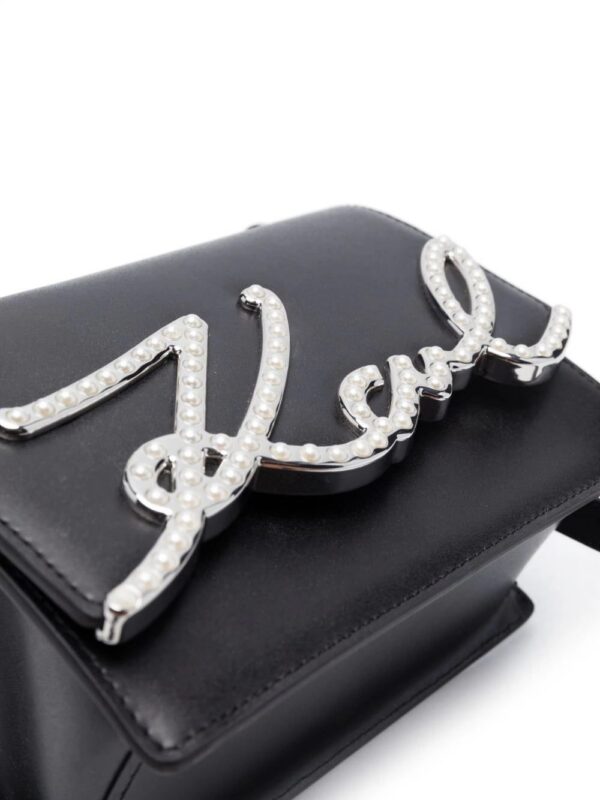 20082478_50407565_1000.jpg Karl Lagerfeld K/Signature leather shoulder bag