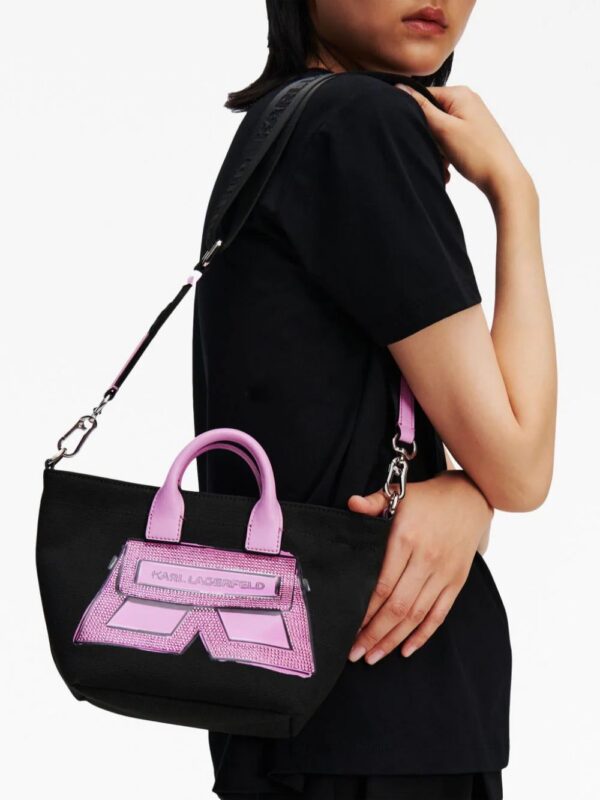 20082491_50795215_1000.jpg Karl Lagerfeld mini IKON/K canvas tote bag