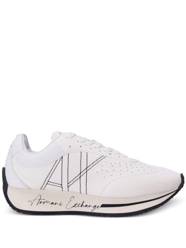 20102149_45254658_1000_a5d273c8-ca57-485d-806a-5391f9fa4dc7.jpg Armani Exchange embroidered-logo low-top sneakers