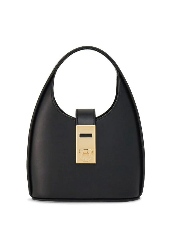 20150590_50430637_1000.jpg Ferragamo mini Gancini-buckle leather hobo bag
