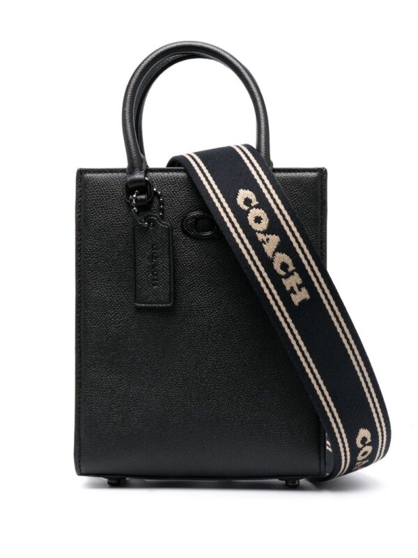 20204539_50364379_1000.jpg Coach logo plaque tote bag