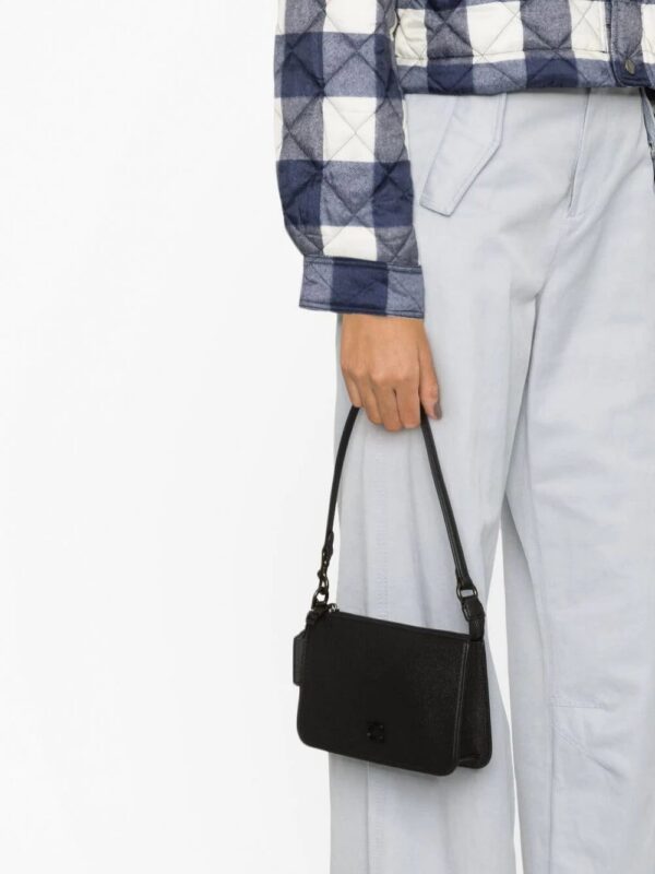 20205493_50777604_1000.jpg Coach Pouch grained-leather shoulder bag