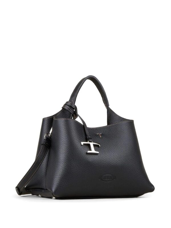 20259900_50465669_1000.jpg Tod's logo-pendant leather tote bag
