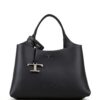 20259900_50465679_1000.jpg Tod's logo-pendant leather tote bag