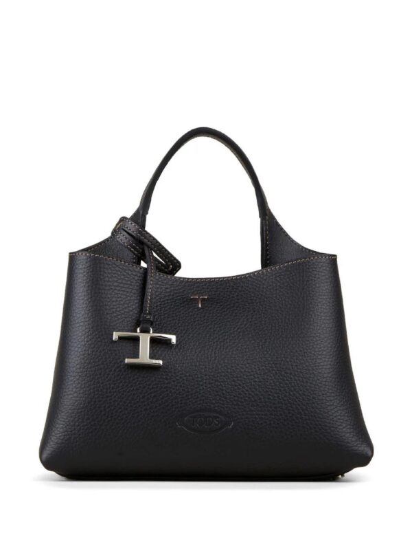 20259900_50465679_1000.jpg Tod's logo-pendant leather tote bag