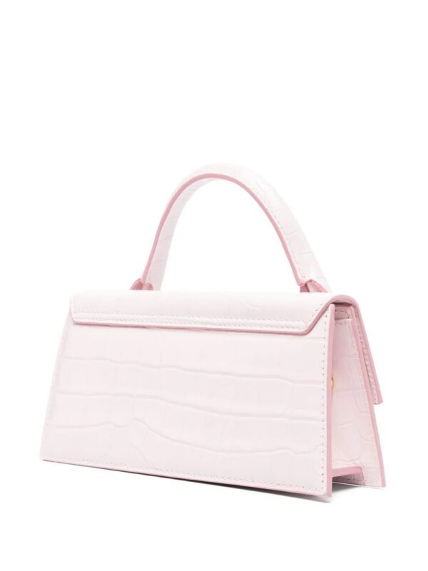 20403780_50535864_1000.jpg Jacquemus Le Chiquito Long crocodile-embossed handbag