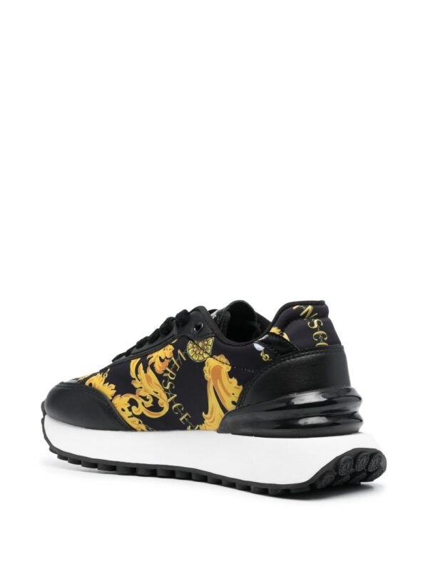 Versace Jeans Couture logo-patch almond-toe sneakers