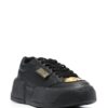 Versace Jeans Couture logo-patch round-toe sneakers
