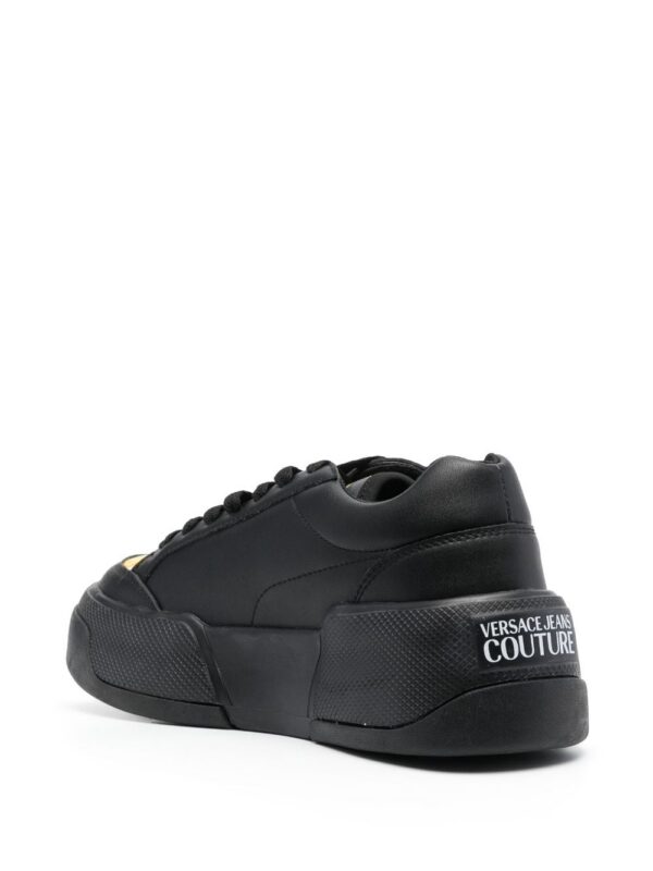 Versace Jeans Couture logo-patch round-toe sneakers