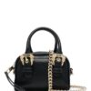20512205_50510723_1000.jpg Versace Jeans Couture Baroque-buckle faux-leather tote bag