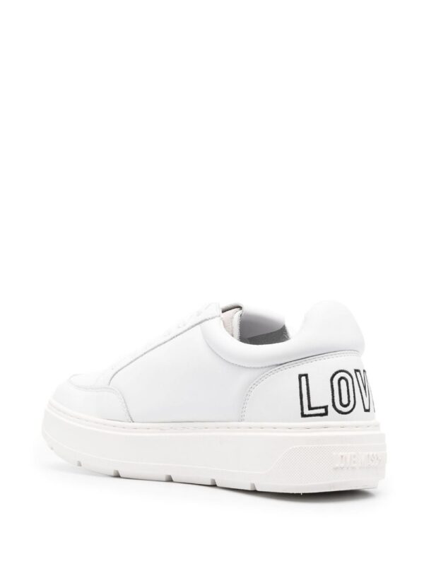 20531289_50576045_1000_5ef9bb35-e5a6-48e7-9dae-f9a8665998a1.jpg Love Moschino low-top leather sneakers