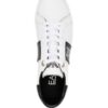 Ea7 Emporio Armani logo-print leather sneakers